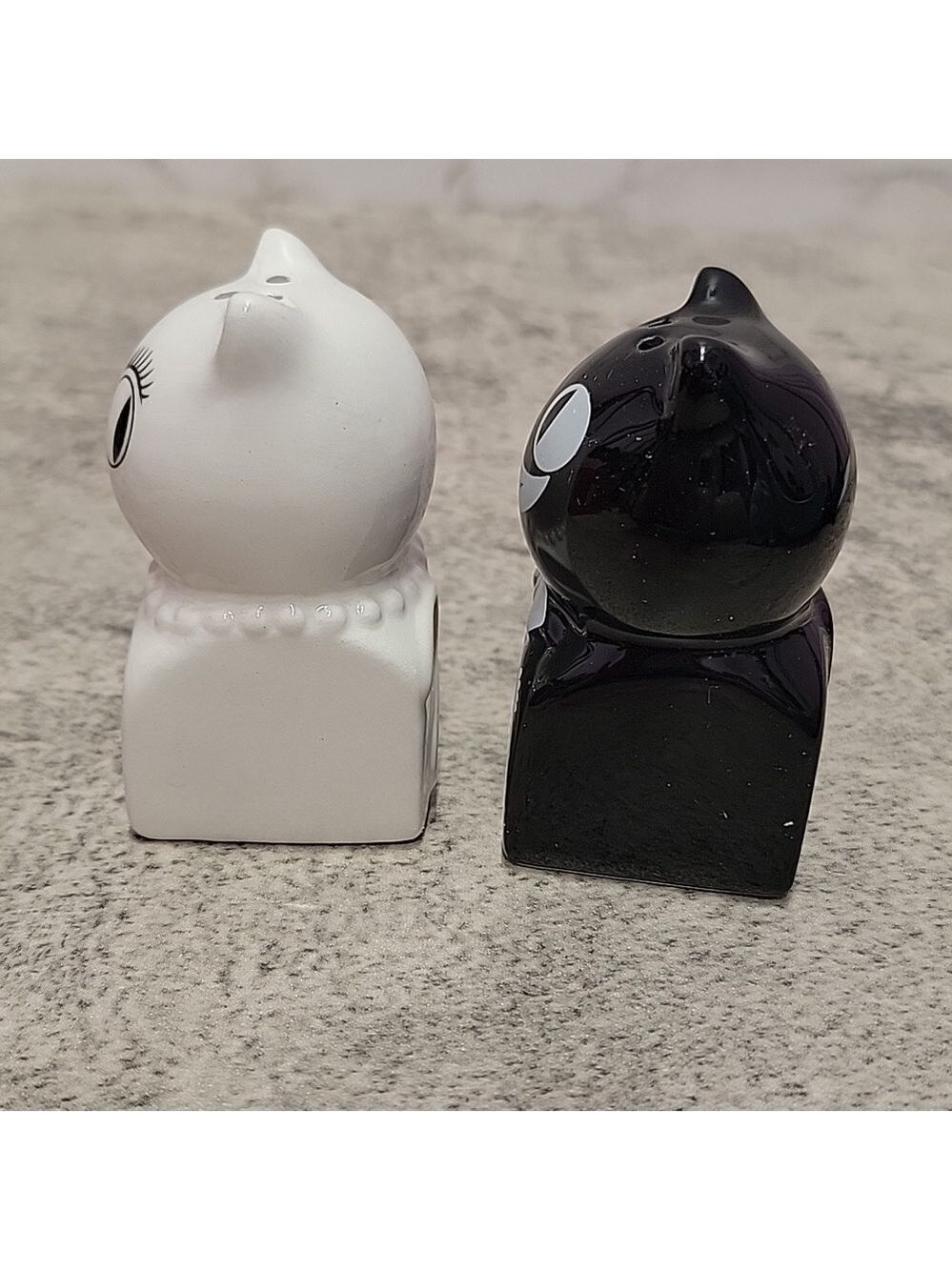 Kit Cat Klock Clock Salt & Pepper Shakers Hand Painted Ceramic - Picture 4 of 7